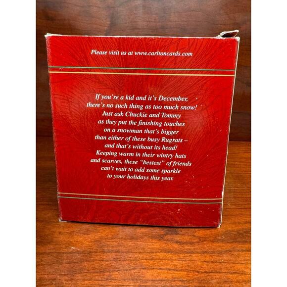 2002 Carlton Cards Rugrats Are The Coolest Friends Tommy Chuckie Tree Ornament - Picture 3 of 9